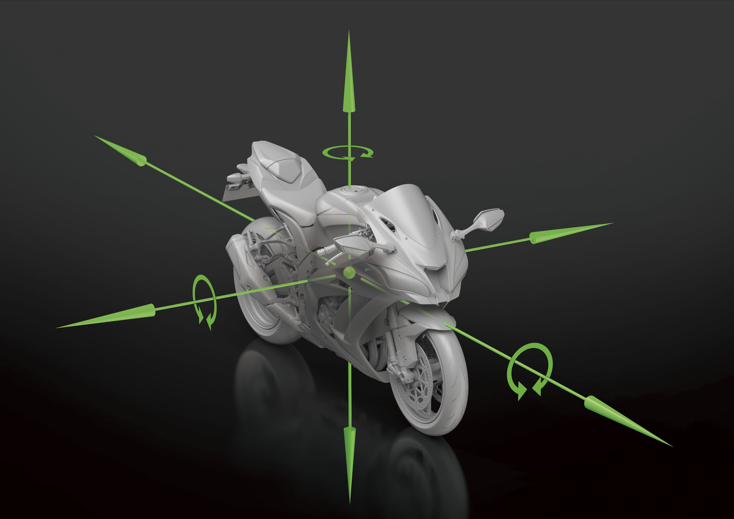 IMU-enhanced chassis orientation awareness axes